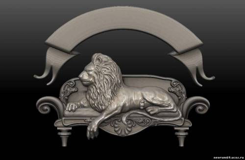 герб со львом